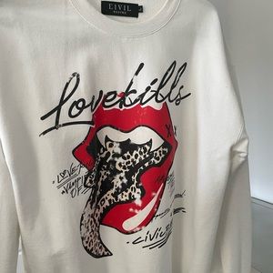 Civil Regime Love Kills Crewneck